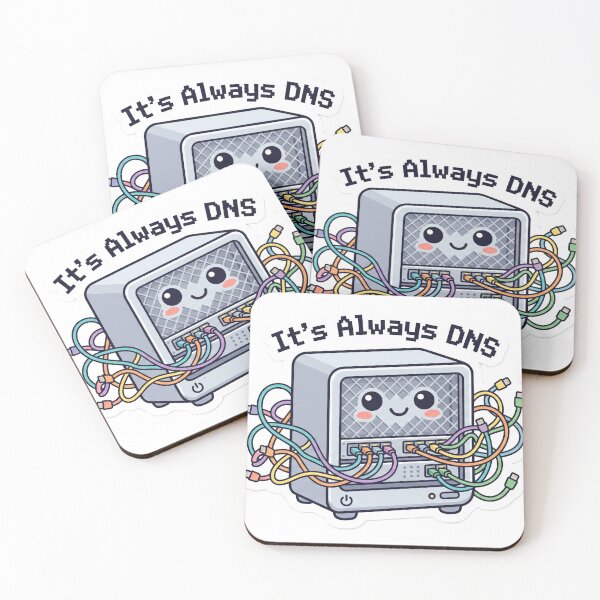 Item preview, Its Always DNS Cute Network Engineer Server Laptop Sticker designed and sold by nour-lawra.