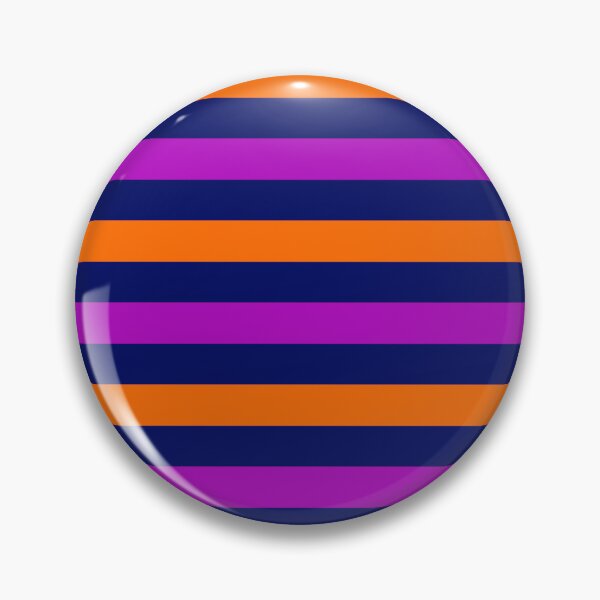 Item preview, Orange And Purple Stripes Design Blue  designed and sold by PatternTitan.
