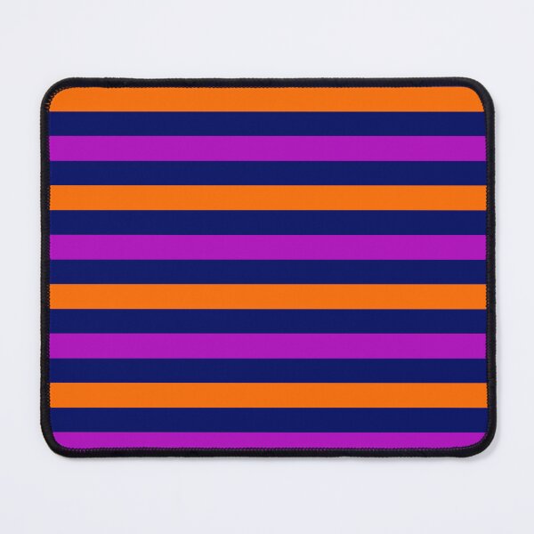Item preview, Orange And Purple Stripes Design Blue designed and sold by PatternTitan.