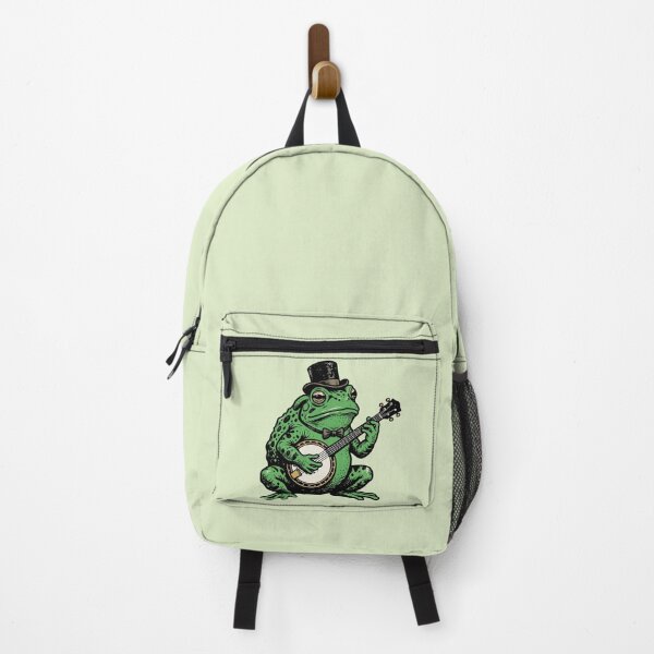Item preview, Vintage Frog Playing Banjo Top Hat Bluegrass designed and sold by Amir Faysal.