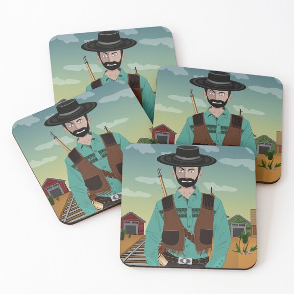 Item preview, The Frontier Preacher Vintage Wild West Ranger Vector Art designed and sold by OutlawsDesign26.