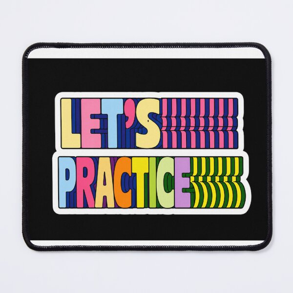 Item preview, lets practice black designed and sold by elizmusicmaker.