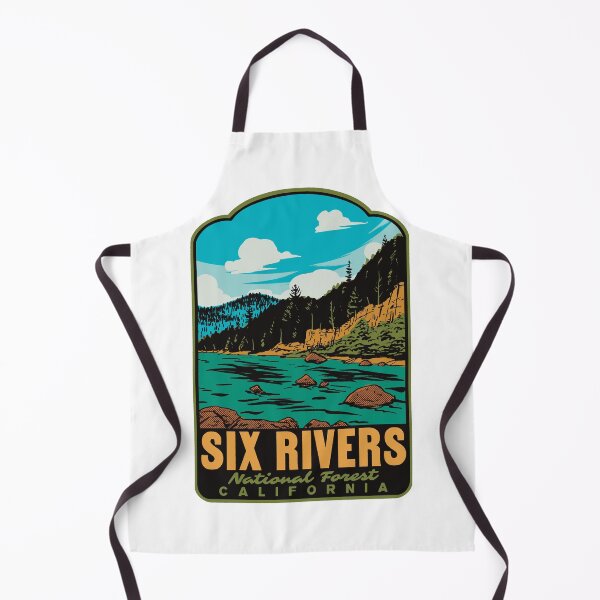 Item preview, Smith River Six Rivers National Forest Retro Travel Art designed and sold by HalpinDesign.
