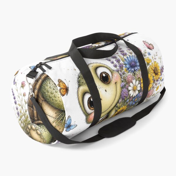 Item preview, Cute Turtle with Flowers and Butterflies designed and sold by PetalGarden.