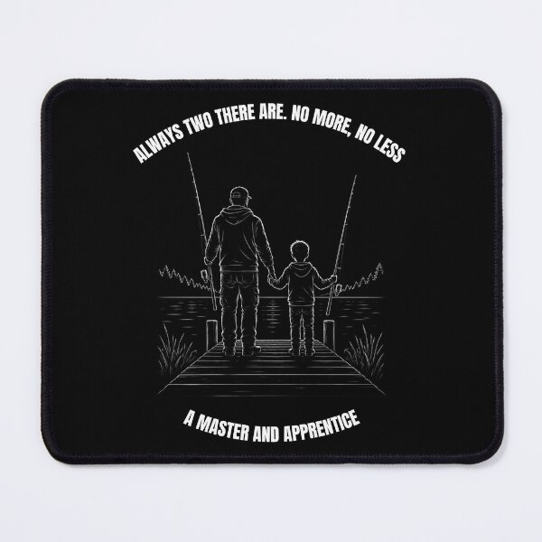 Item preview, Always Two There Are Master And Apprentice - Funny Fishing Dad designed and sold by GeekAnglerStore.