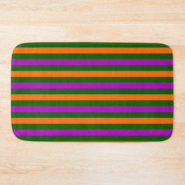 Item preview, Orange And Purple Stripes Design Green  designed and sold by PatternTitan.