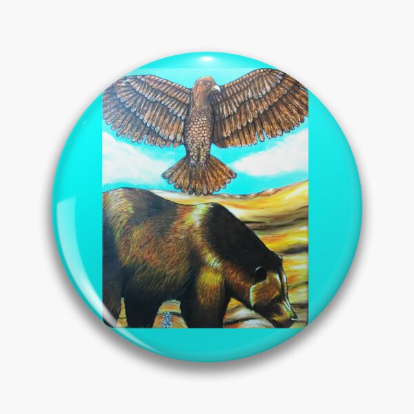 Item preview, Eagle bear totem designed and sold by Julie LeClair.