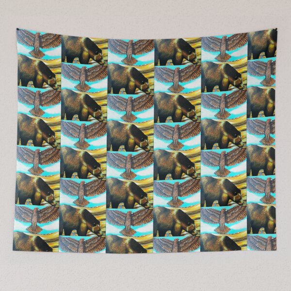 Item preview, Eagle bear totem designed and sold by Julie LeClair.