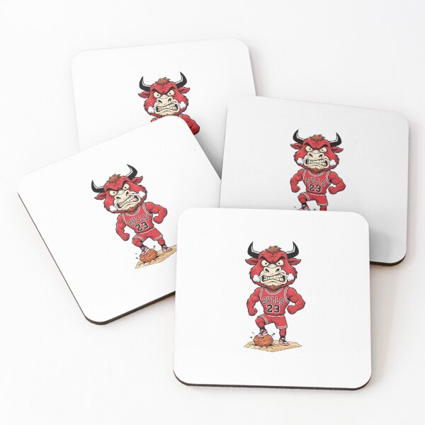 Item preview, Angry Red Bull Basketball Mascot Jersey 23 Design designed and sold by annaarthk.