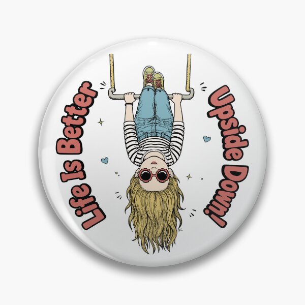 Item preview, Girl on Swing - Life Is Better Upside Down designed and sold by TasiaZenzura.