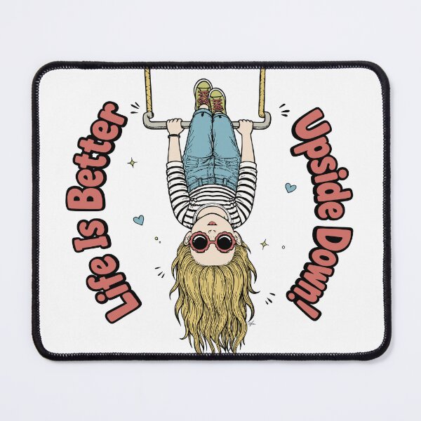 Item preview, Girl on Swing - Life Is Better Upside Down designed and sold by TasiaZenzura.