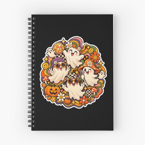 Item preview, Groovy Ghost Vibes — Retro 70s Sticker  designed and sold by RDcollections.