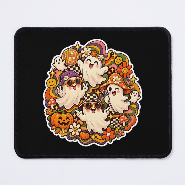 Item preview, Groovy Ghost Vibes — Retro 70s Sticker designed and sold by RDcollections.