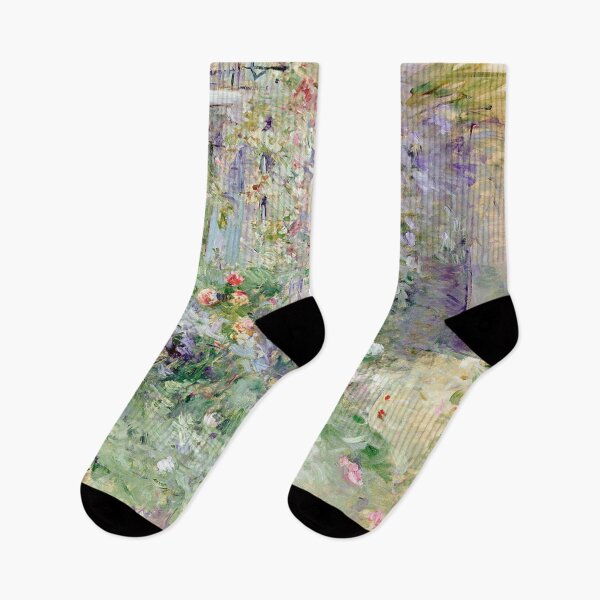 Item preview, The Garden by Berthe Morisot - Impressionist Garden Wall Art, Berthe Morisot Vintage French Garden Painting, Floral Decor for Art Lovers designed and sold by RickE.