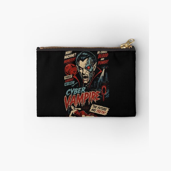 Item preview, Cyber Vampire - Retro Sci-Fi Horror B Movie Poster designed and sold by TontikDesign.