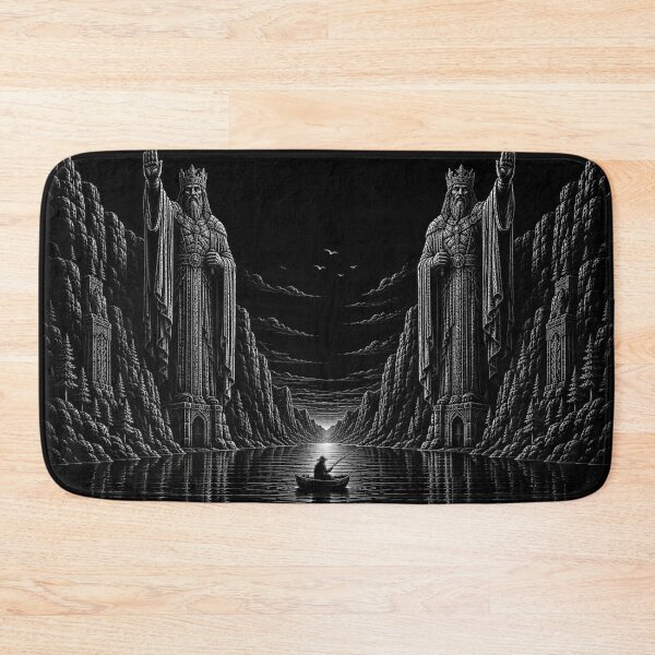 Item preview, The Gate of Kings Epic Fantasy Fishing - Jigsaw Puzzle Art designed and sold by GeekAnglerStore.