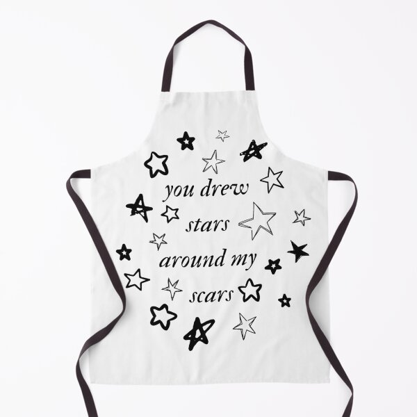 Item preview, You Drew Stars Around My Scars Cardigan  Lyrics designed and sold by secondcityshore.
