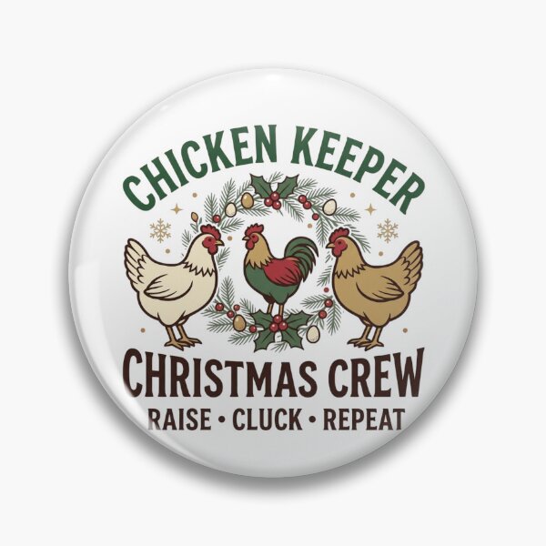 Item preview, Chicken Keeper Christmas Crew Festive Backyard Poultry Farming Holiday designed and sold by raedattia.