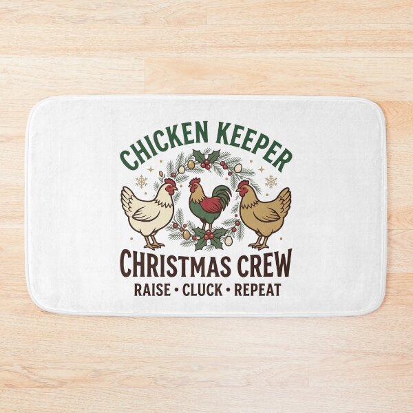 Item preview, Chicken Keeper Christmas Crew Festive Backyard Poultry Farming Holiday designed and sold by raedattia.