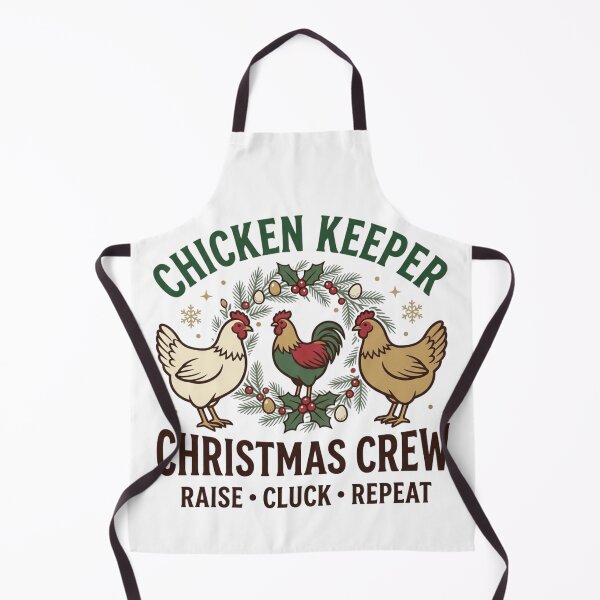 Item preview, Chicken Keeper Christmas Crew Festive Backyard Poultry Farming Holiday designed and sold by raedattia.