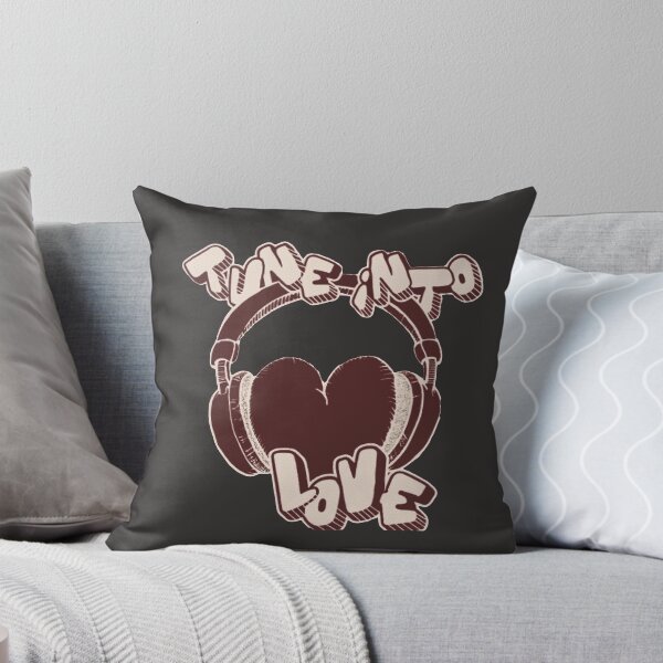 Item preview, Heart with Headphones Tune Into Love: Vintage Grunge Music Illustration designed and sold by Shyla Marsare.