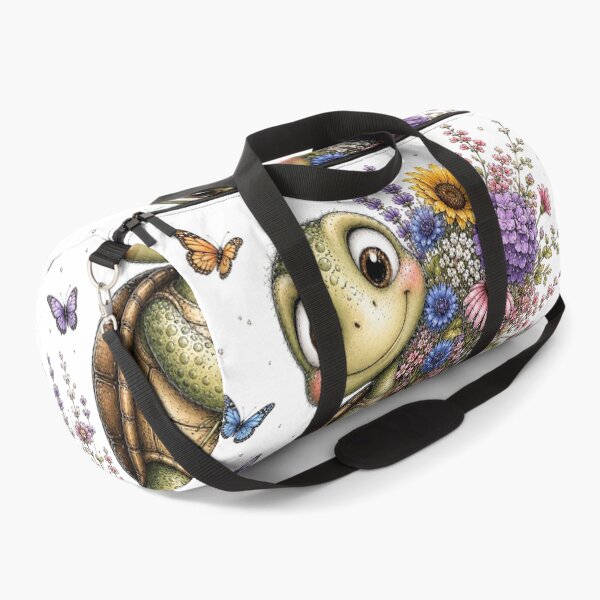 Item preview, Floral Turtle with Wildflowers designed and sold by PetalGarden.