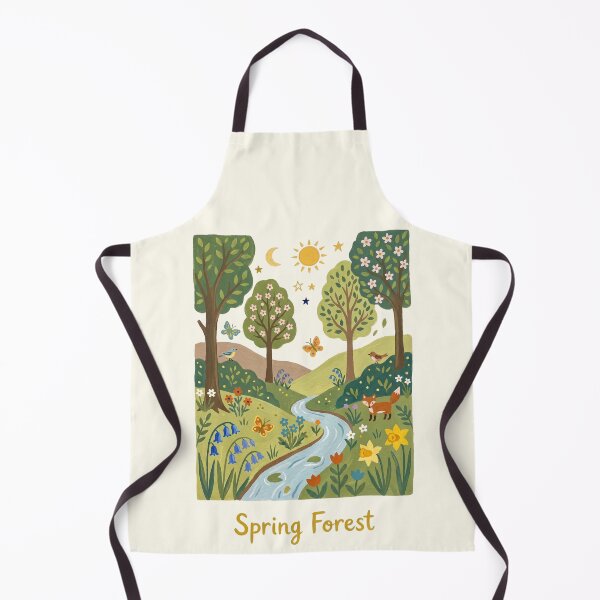 Item preview, Spring Forest Floral and Woodland Scene designed and sold by Pasteltone.
