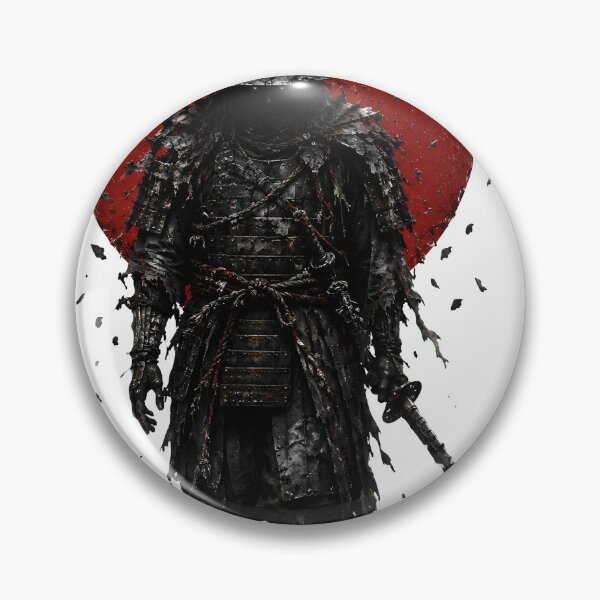 Item preview, Shadow Ronin Red Sun - Japanese Samurai Dark Streetwear designed and sold by MouradStudio.