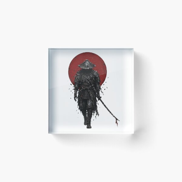 Item preview, Shadow Ronin Red Sun - Japanese Samurai Dark Streetwear designed and sold by MouradStudio.
