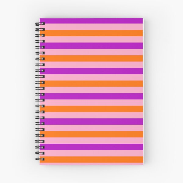 Item preview, Orange And Purple Stripes Design Pink  designed and sold by PatternTitan.