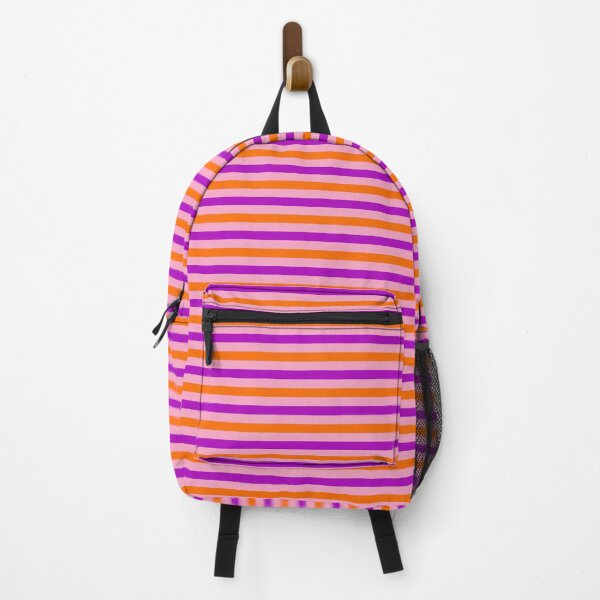 Item preview, Orange And Purple Stripes Design Pink designed and sold by PatternTitan.
