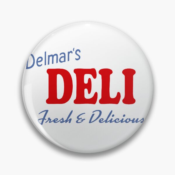 Item preview, Delmar’s DELI Fresh & Delicious Retro Deli Logo Graphic for Food Lovers designed and sold by artworkathome.