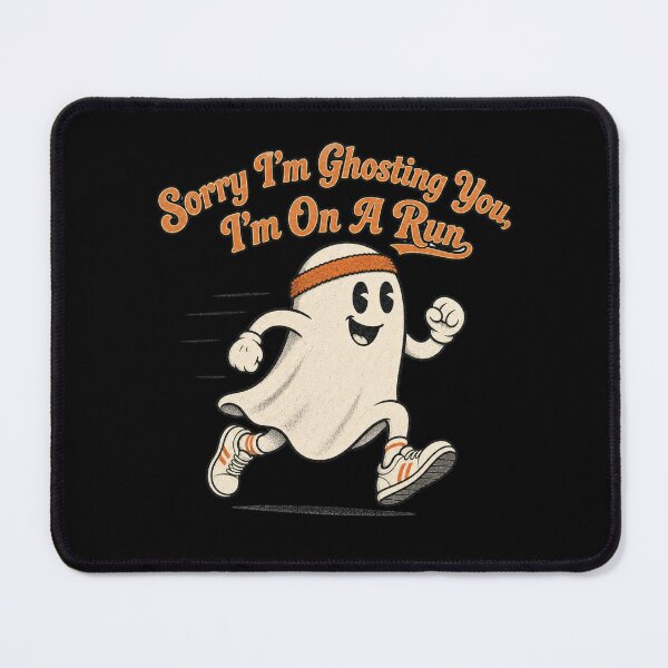 Item preview, Sorry I'm Ghosting You I'm On A Run Shirt, Vintage Retro Ghost Runner Tee, Funny Halloween Fitness Graphic designed and sold by TshirtsLabs.