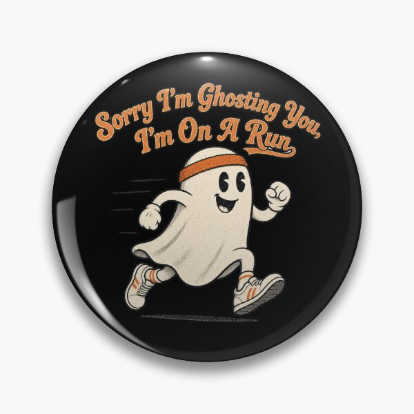 Item preview, Sorry I'm Ghosting You I'm On A Run Shirt, Vintage Retro Ghost Runner Tee, Funny Halloween Fitness Graphic designed and sold by TshirtsLabs.