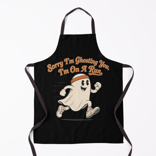 Item preview, Sorry I'm Ghosting You I'm On A Run Shirt, Vintage Retro Ghost Runner Tee, Funny Halloween Fitness Graphic designed and sold by TshirtsLabs.