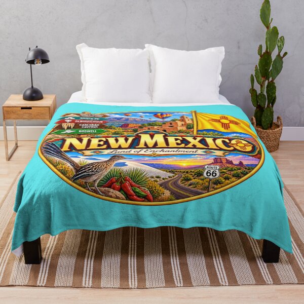 Item preview, New Mexico Land of Enchantment Travel Doodle designed and sold by Awarrie.