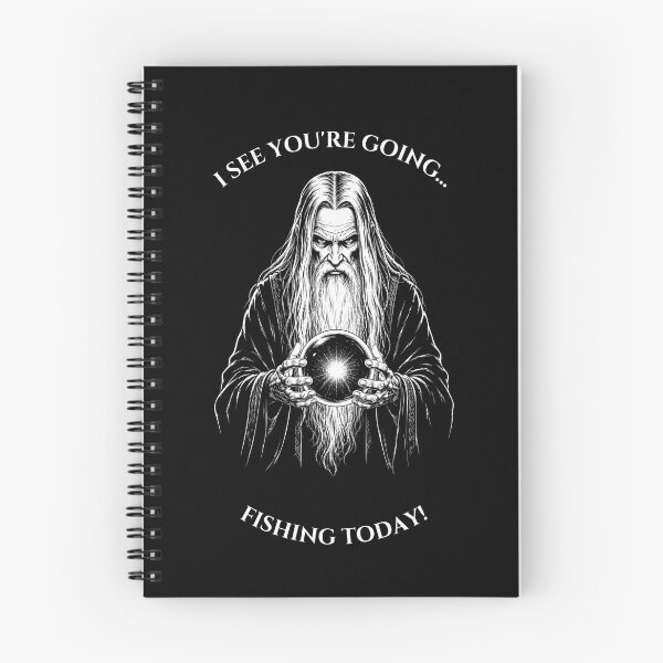 Item preview, I See You Are Going Fishing Today - Funny Fantasy Wizard designed and sold by GeekAnglerStore.