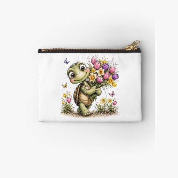 Item preview, Floral Turtle and Butterflies designed and sold by PetalGarden.