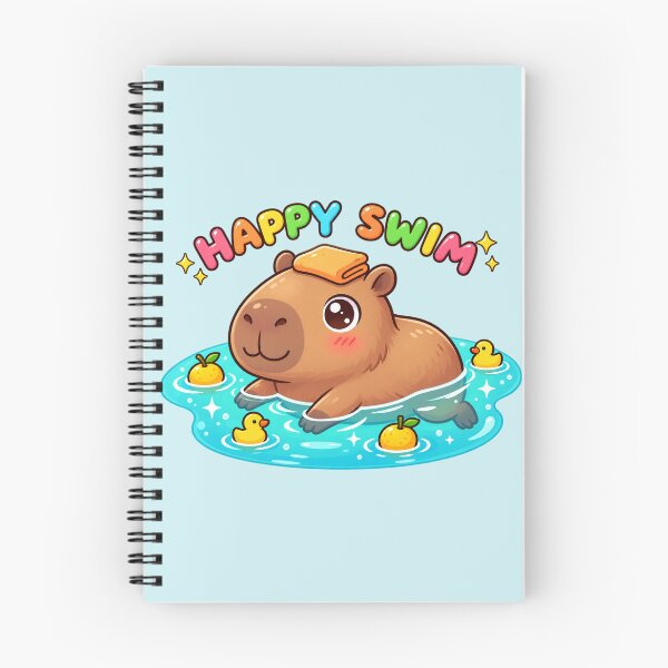 Item preview, Happy Swim Capybara designed and sold by lungpleecha.