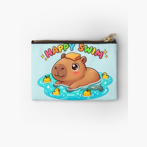 Item preview, Happy Swim Capybara designed and sold by lungpleecha.