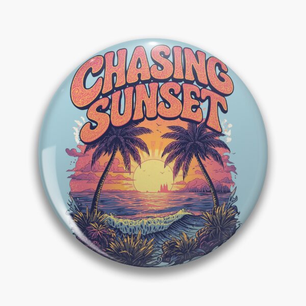 Item preview, Chasing Sunset Tropical Wave Mirage designed and sold by Skyrocketz.