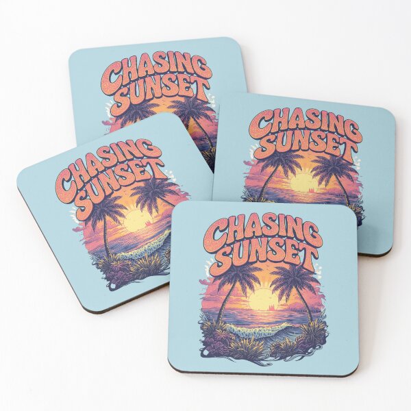 Item preview, Chasing Sunset Tropical Wave Mirage designed and sold by Skyrocketz.