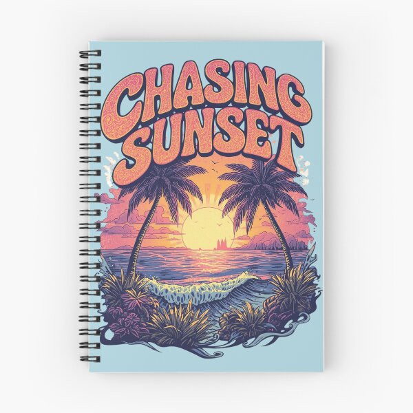 Item preview, Chasing Sunset Tropical Wave Mirage designed and sold by Skyrocketz.