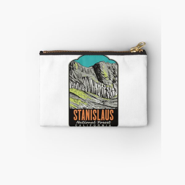 Item preview, Columns of the Giants Stanislaus National Forest Retro Art designed and sold by HalpinDesign.