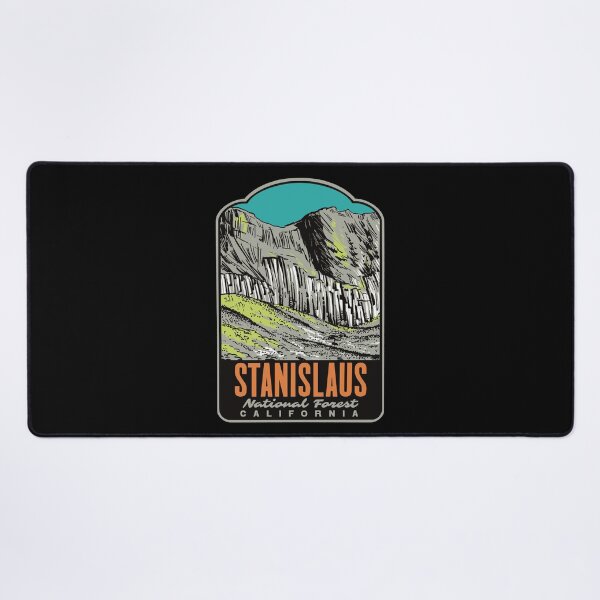 Item preview, Columns of the Giants Stanislaus National Forest Retro Art designed and sold by HalpinDesign.