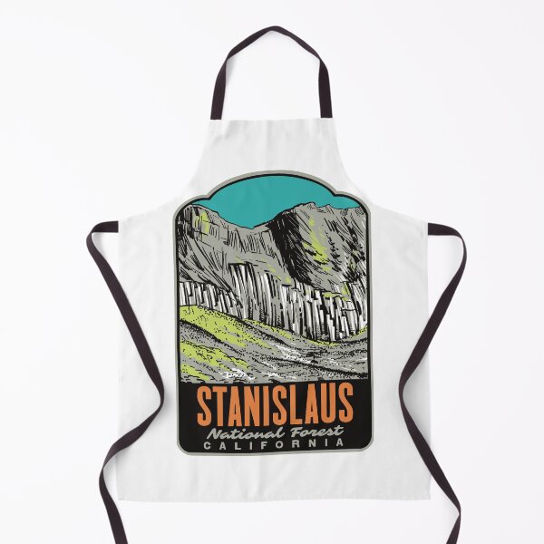 Item preview, Columns of the Giants Stanislaus National Forest Retro Art designed and sold by HalpinDesign.