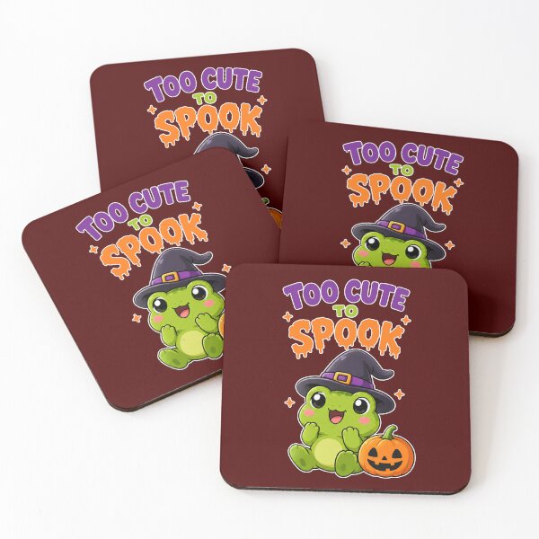 Item preview, Too Cute to Spook Halloween Frog | Kawaii Witch Frog designed and sold by bkeer abobkr.