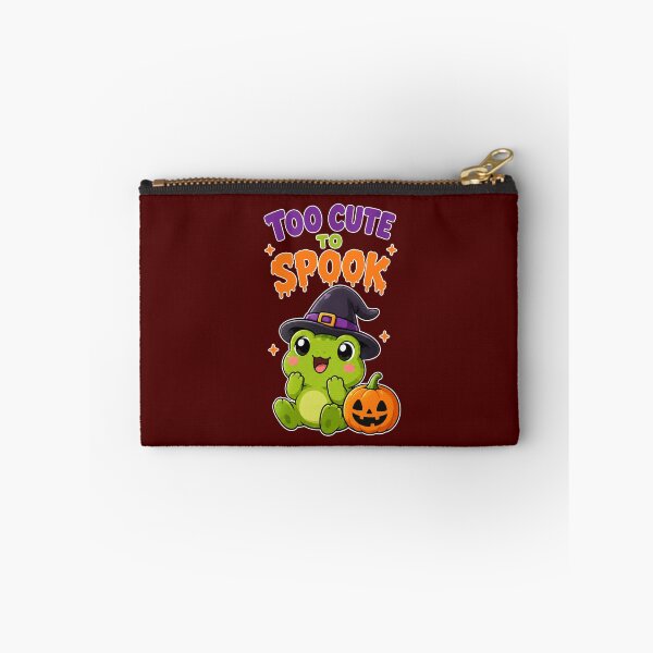 Item preview, Too Cute to Spook Halloween Frog | Kawaii Witch Frog designed and sold by bkeer abobkr.
