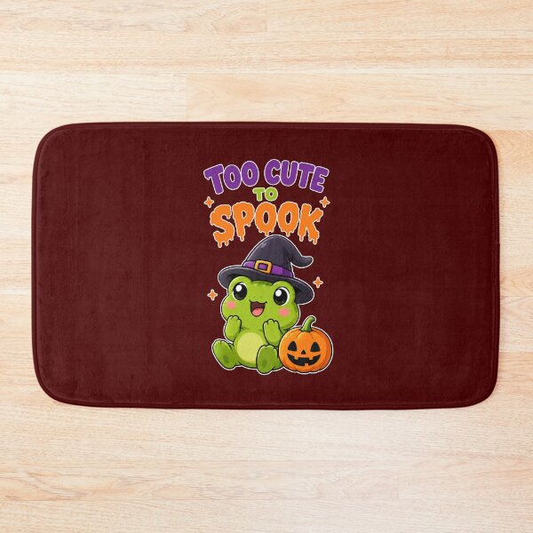 Item preview, Too Cute to Spook Halloween Frog | Kawaii Witch Frog designed and sold by bkeer abobkr.