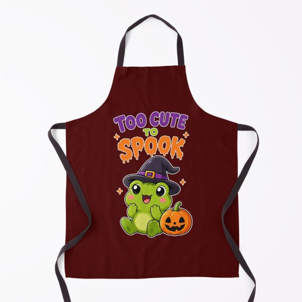 Item preview, Too Cute to Spook Halloween Frog | Kawaii Witch Frog designed and sold by bkeer abobkr.